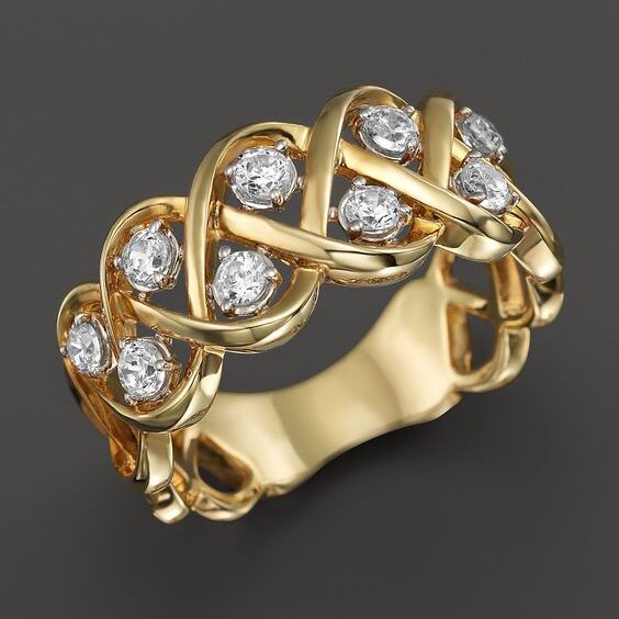 knot diamond ring design in 18 karat rose gold pakistan karachi online purchase shop storediamond gold bracelet bangle tiffany design online purchase order shop jewelry store yellow topaz jewellery shopping